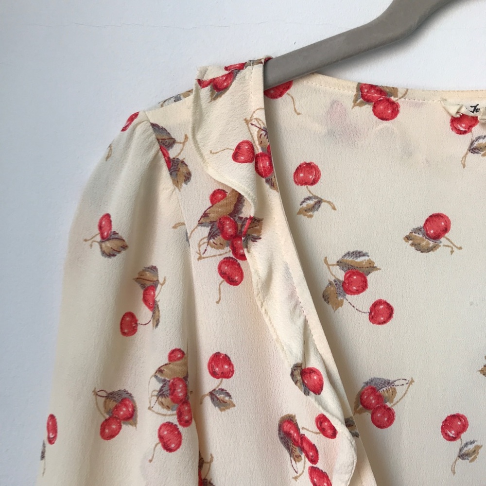 NWT For Love and Lemons Cherry Dress M - Picture 6 of 10